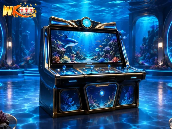 Pirate Fishing screen showing the pirate captain and a ship full of treasures.